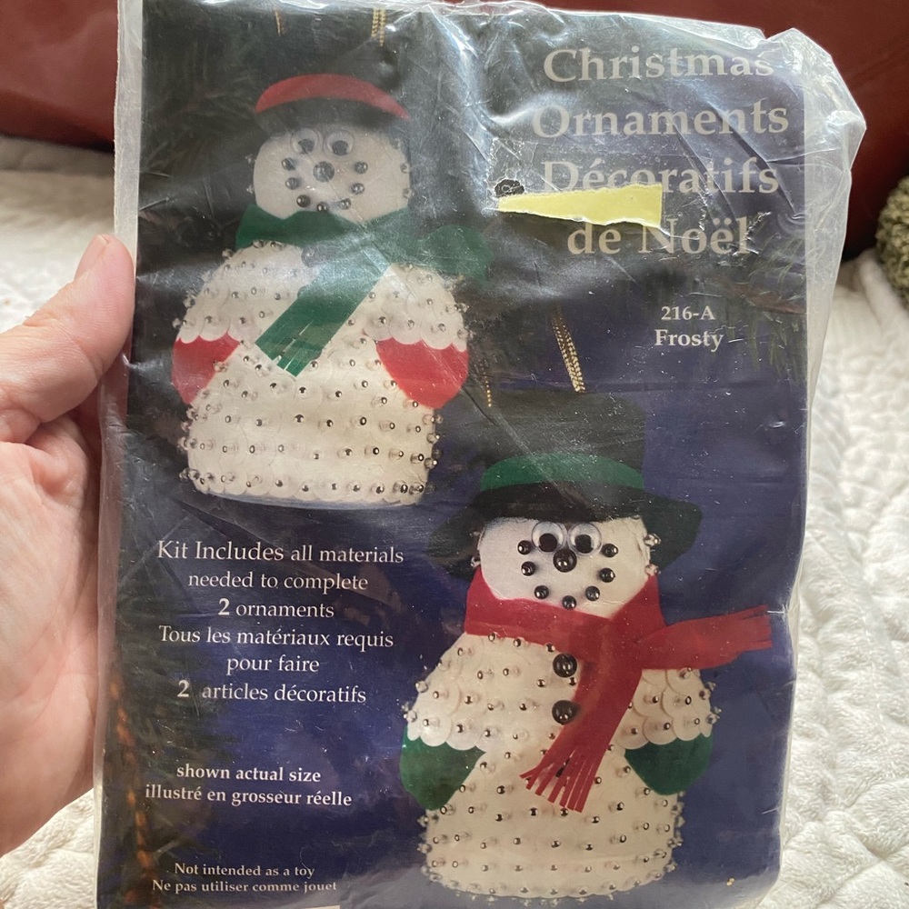 Christmas Ornaments Kit - Red, Green, White